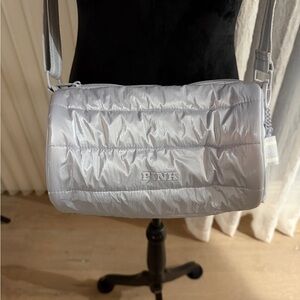 Victoria’s Secret barrel bag light blue nwot crossbody, Victoria’s Secret Pink